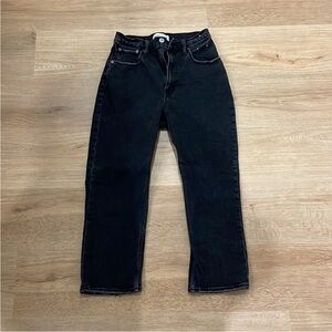 Abercrombie ultra high rise straight ankle